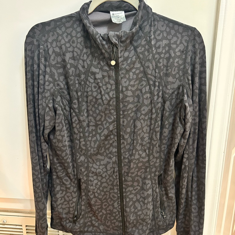 Stylish Leopard Women's Gym Jacket
